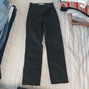 Abercrombie Ankle Straight Ultra High Rise Jeans